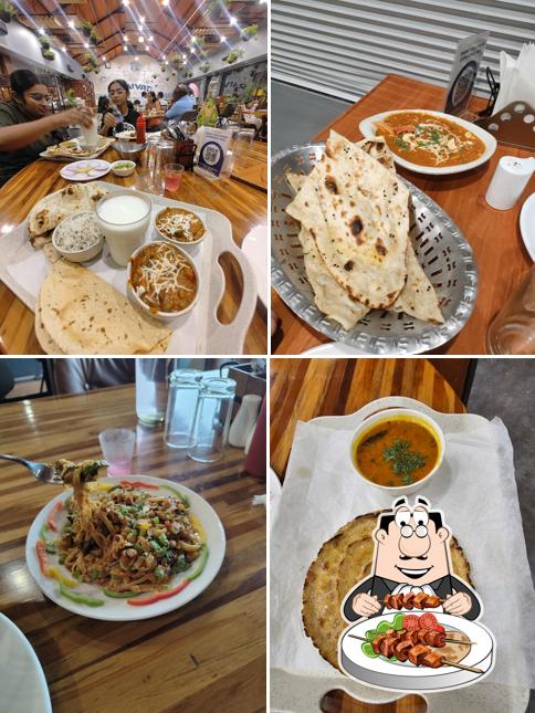 Food at Raivat Kitchen's RoofTop