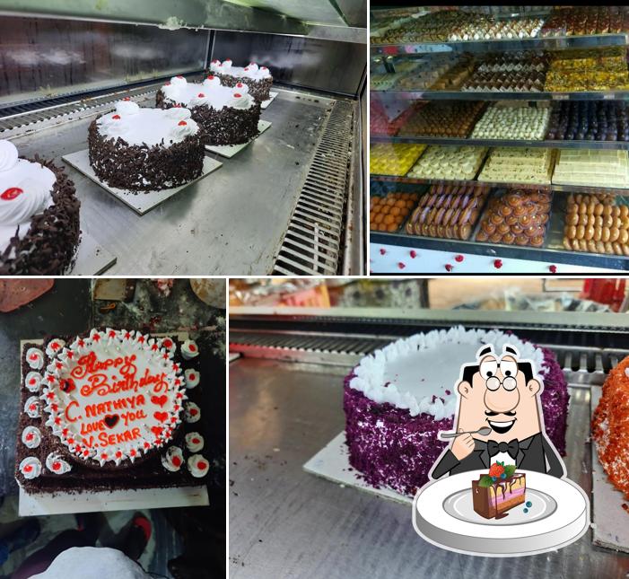 Chocolate cake at Sri Sakthi Bakery Sweets & Snacks