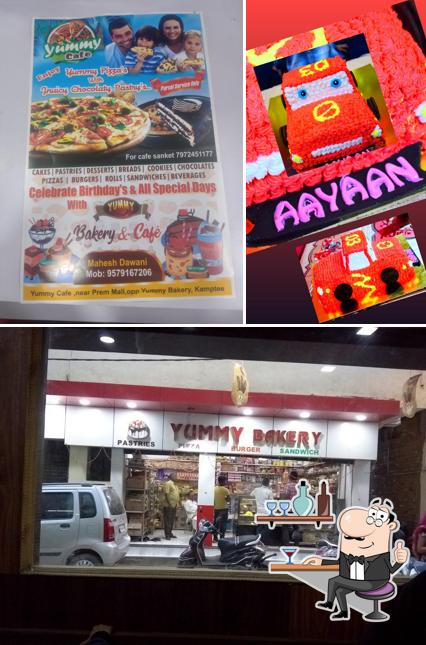 The interior of Yummy Bakery & Cafe