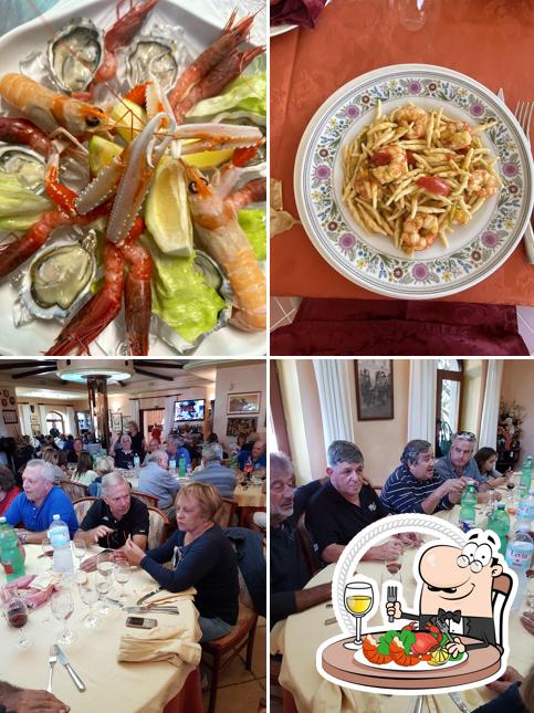 Bar Ristorante La Perla serve un'ampia gamma di prodotti di cucina di mare