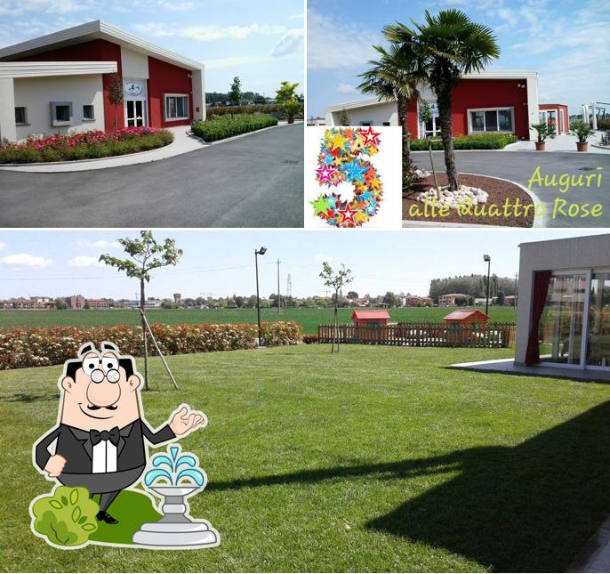 Gli esterni di Ristorante Pizzeria Le Quattro Rose
