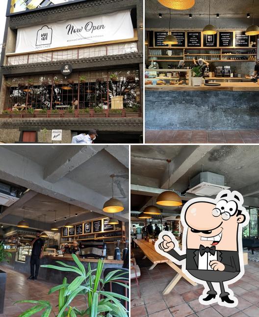 Check out how AMA Cafe Rajpur Road looks inside