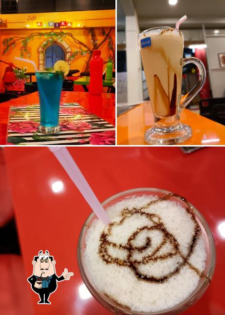 Enjoy a drink at Cafe Advika