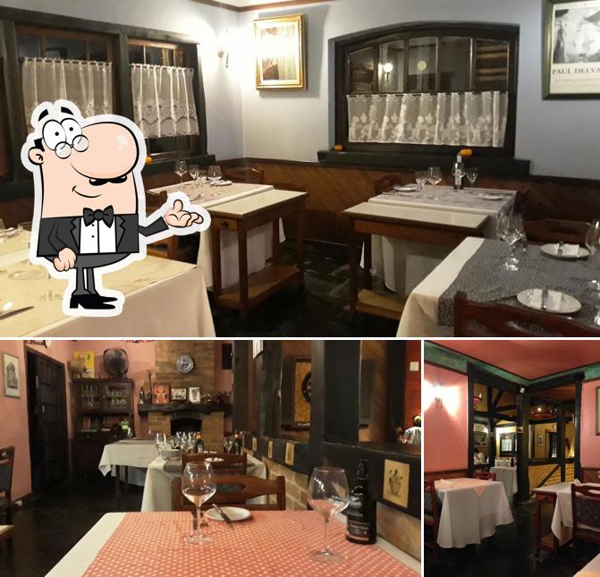 O interior do Chez Marcel