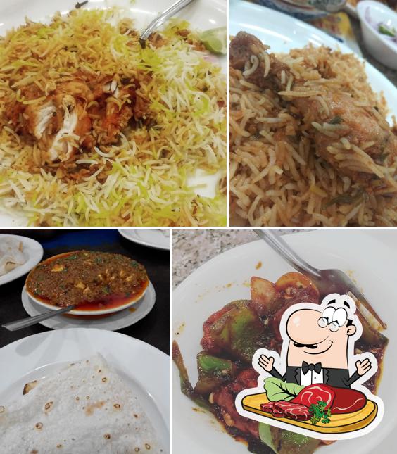 Order meat meals at City Cafe