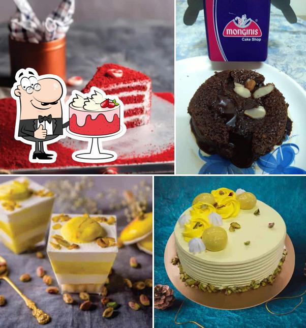 Red velvet cake at Monginis Cake Shop