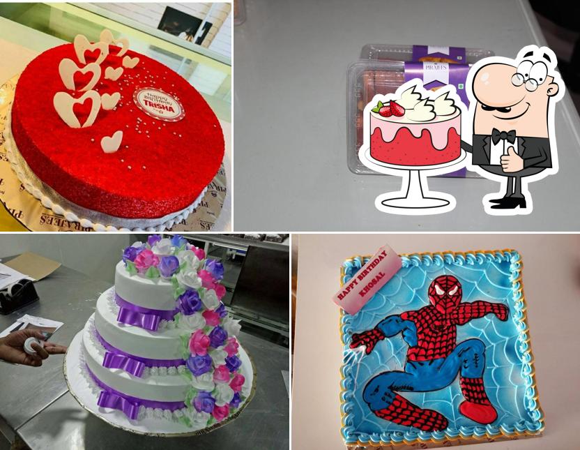 Red velvet cake at Pirajee's Cakes