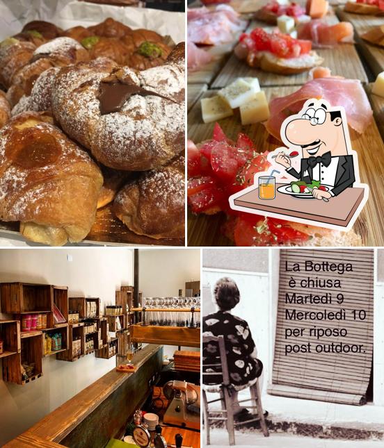 Tra le diverse cose da Bottega Panini si possono trovare la cibo e interni