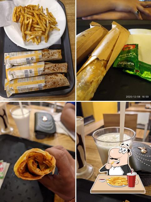 French fries at Cafe vintage vibe's