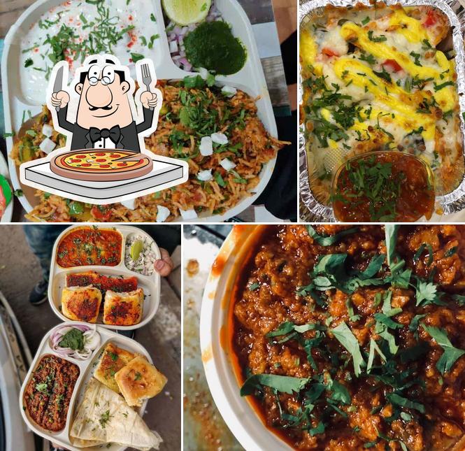 Try out pizza at Bombay Blast