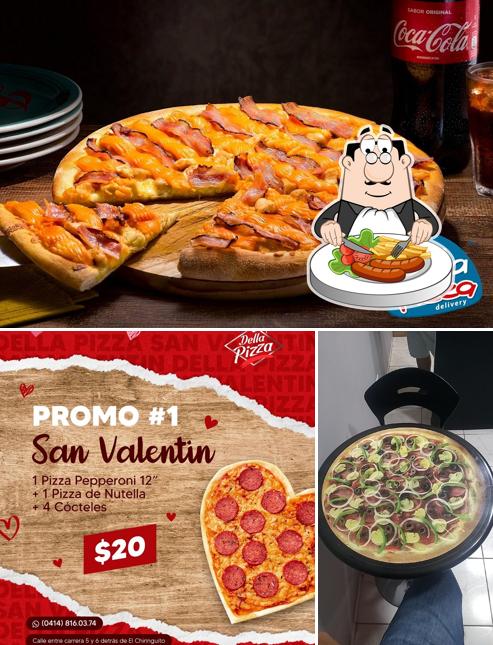 A comida e cerveja do restaurante