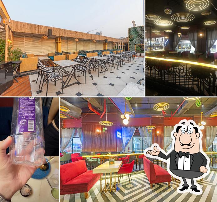 Take a seat at one of the tables at Float by Duty Free