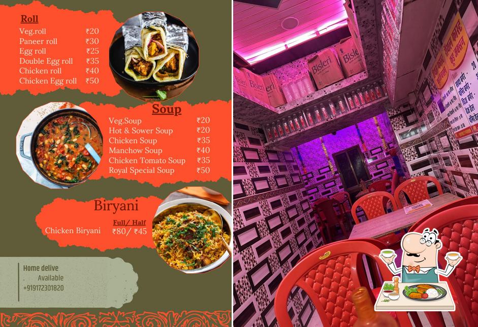 Food at Royal fast food junction