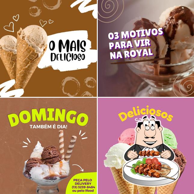 Comida em Sorveteria Royal