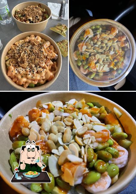 Maccheroni al formaggio al Yame Tea Poké Grosseto