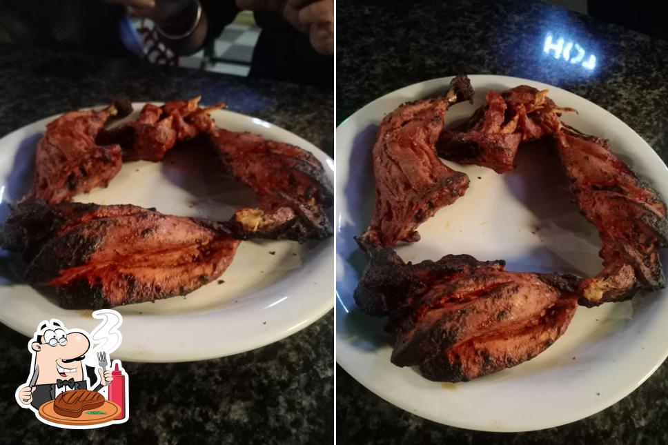 Rotti shotti offers meat dishes