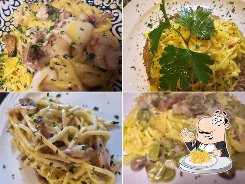 Spaghetti alla carbonara al La Piccola Osteria