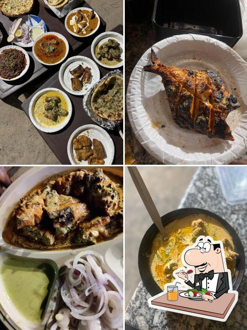 Food at Aman's Fish 'n' Chick
