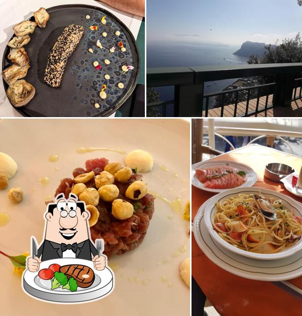DUE PINI RISTORANTE CAPRI serve pasti a base di carne