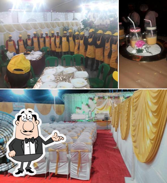 The picture of interior and beverage at Hot n Spicy