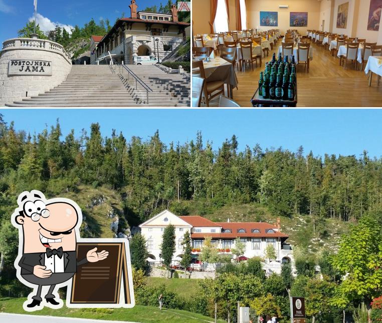 La immagine della esterno e interni di Jamski dvorec