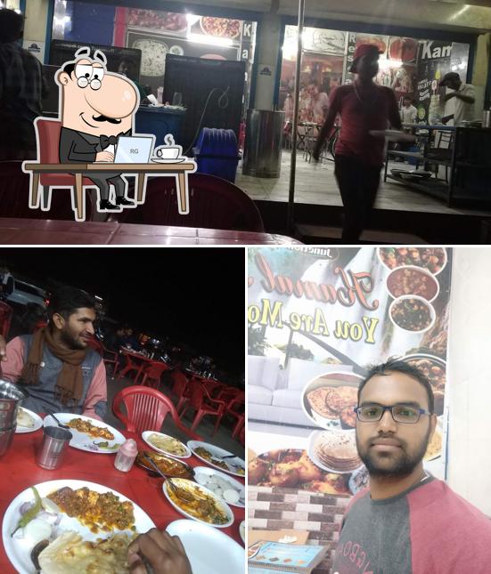 The interior of Kamal Restaurant