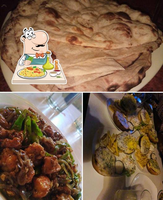 Food at New Friends Restaurant