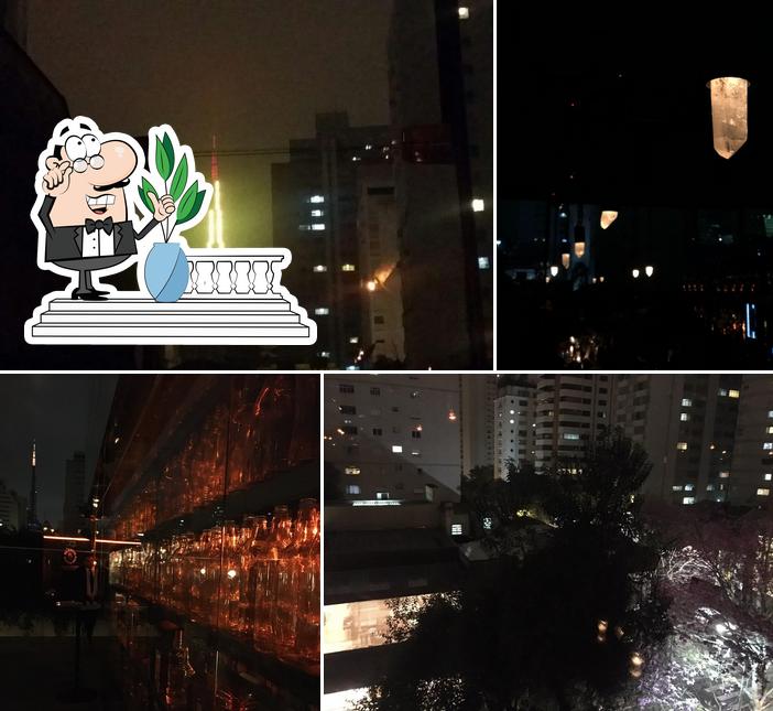 Veja imagens do exterior do Bar de Cima