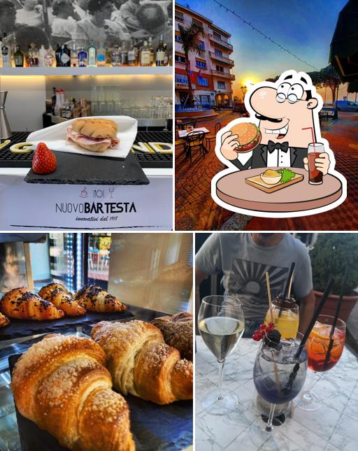Prenditi un hamburger a Nuovo Bar Testa