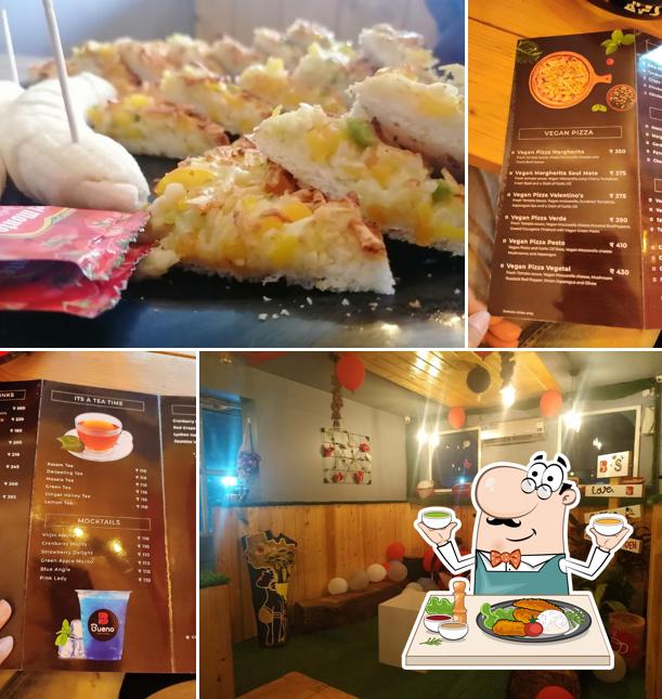 Food at Bueno coffee lounge