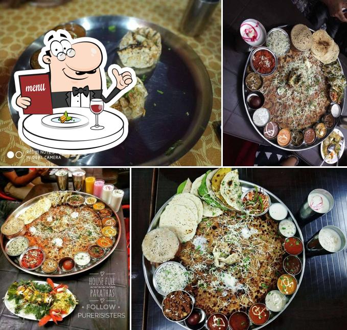 Meals at JM Housefull Paratha and Pure Veg
