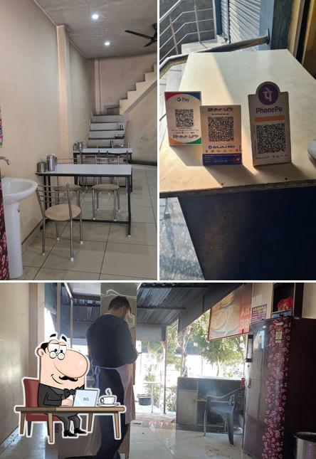 The interior of Krishna kulcha and dosa house