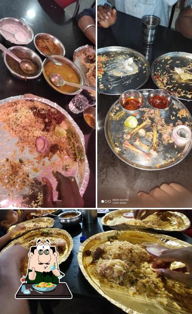 Food at Madina Biryani point ( R R PET )