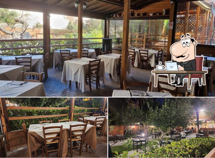 Siediti a un tavolo di Pizzeria Ristorante Il Vecchio Muro