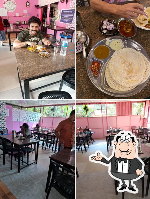 The interior of Pournami janakeeya hotel