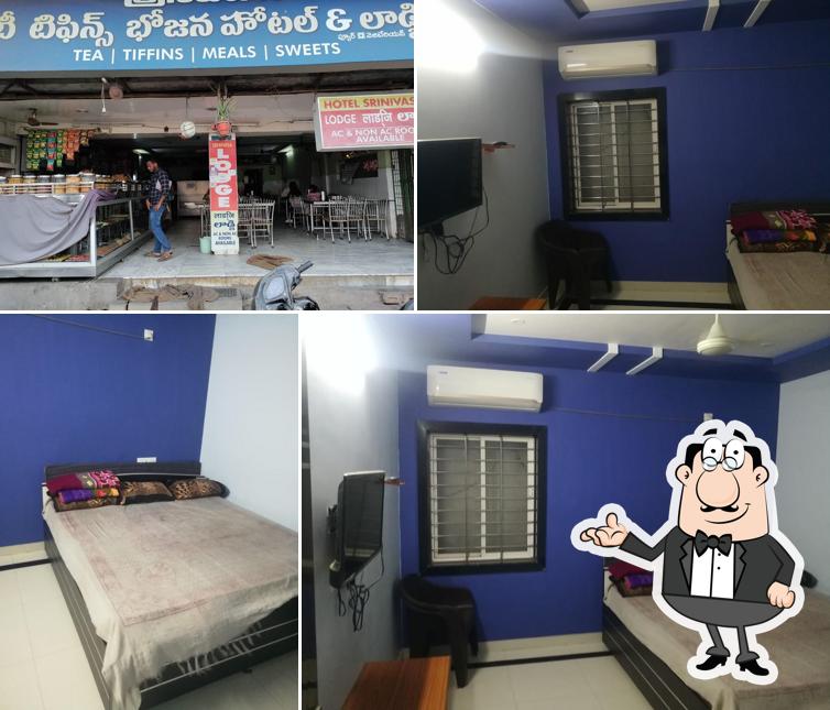 The interior of SRI SRINIVASA HOTELS AND LODGE