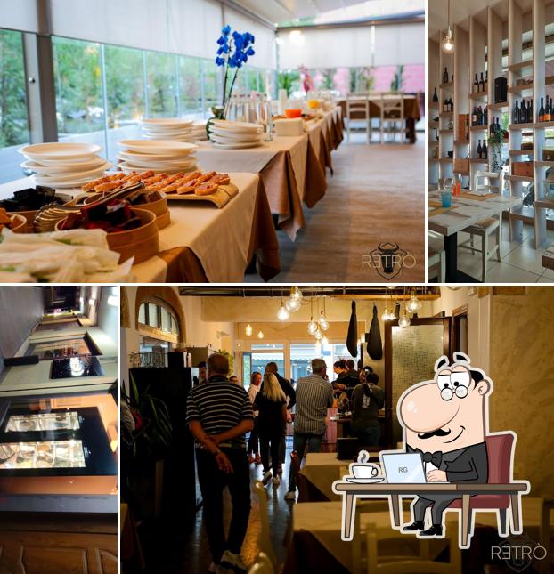 Gli interni di Retrò Osteria Veneta