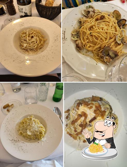 Spaghetti alla carbonara al Fuocolento