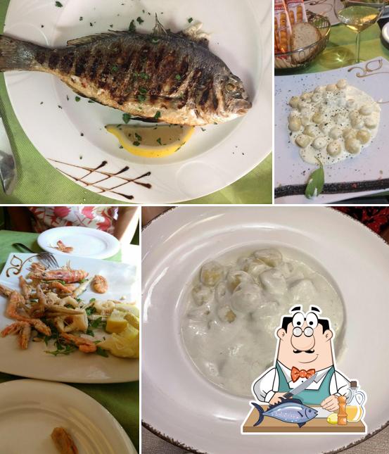 Salmone grigliato al Ristorante Pizzeria Dolfin