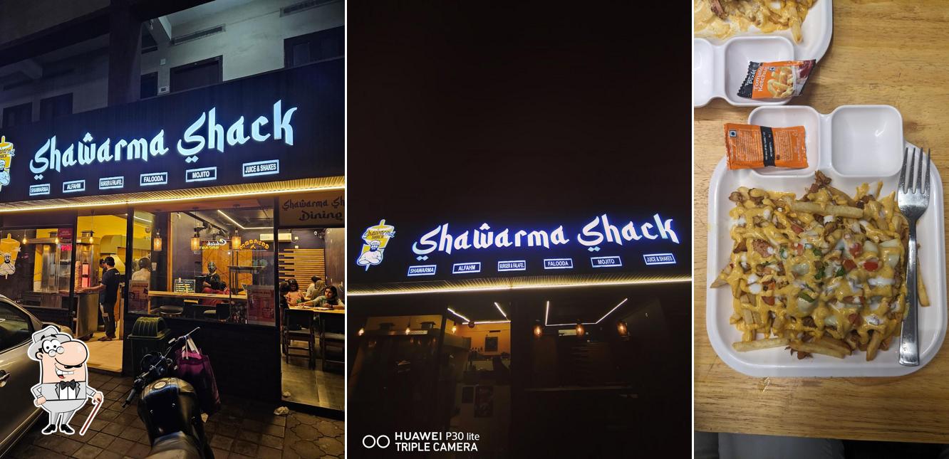 The exterior of Shawarma Shack