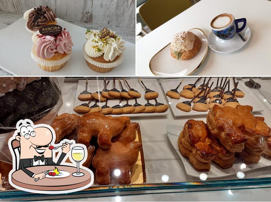 Cibo al Pasticceria Aurora Gallarate