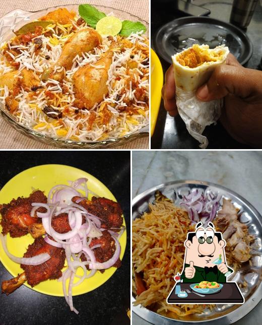 Food at Al Taj Biriyani