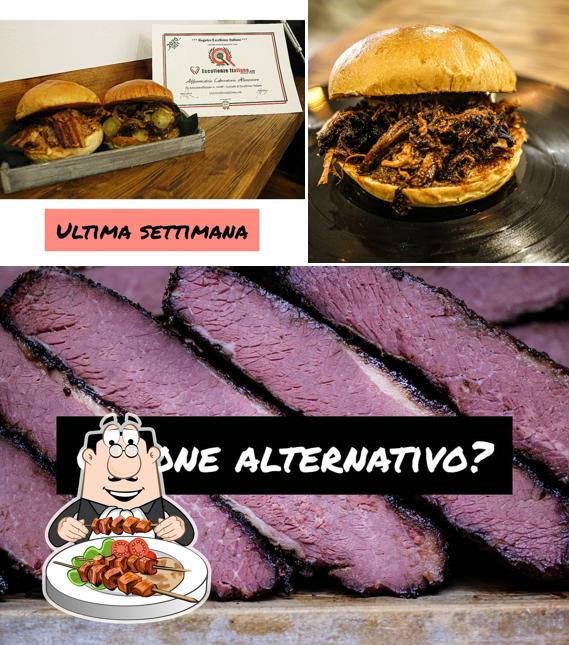 Panino con maiale stirato al Affumicatoio
