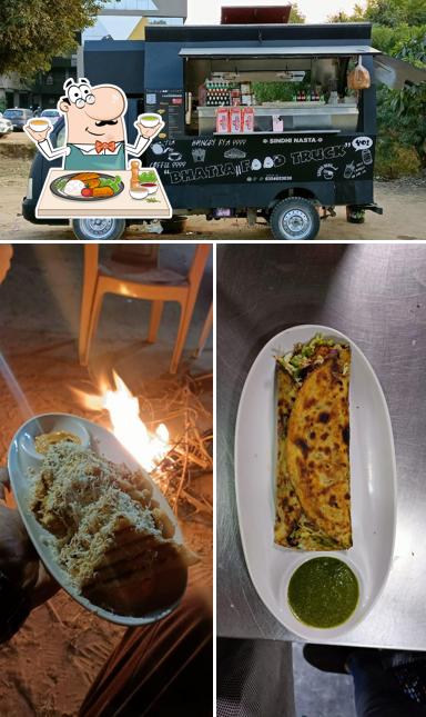 BhatiaJi Food Truck is distinguished by food and exterior