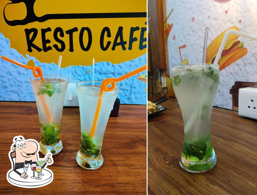Happy Flakes resto cafe serves alcohol