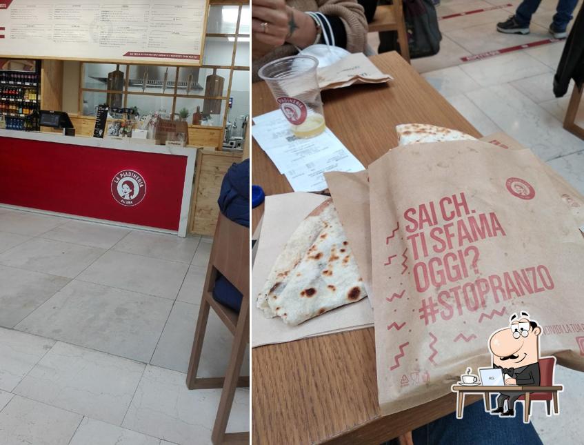 Gli interni di La Piadineria