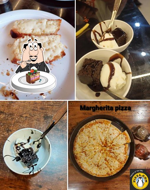 Chocolate cake at Pizza.coom
