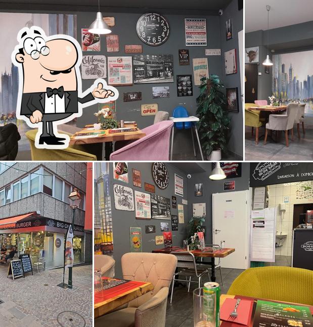 Dai un'occhiata agli interni di Big One burger Aigle
