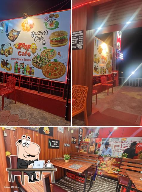 The interior of Brother's cafe - zoop cafe