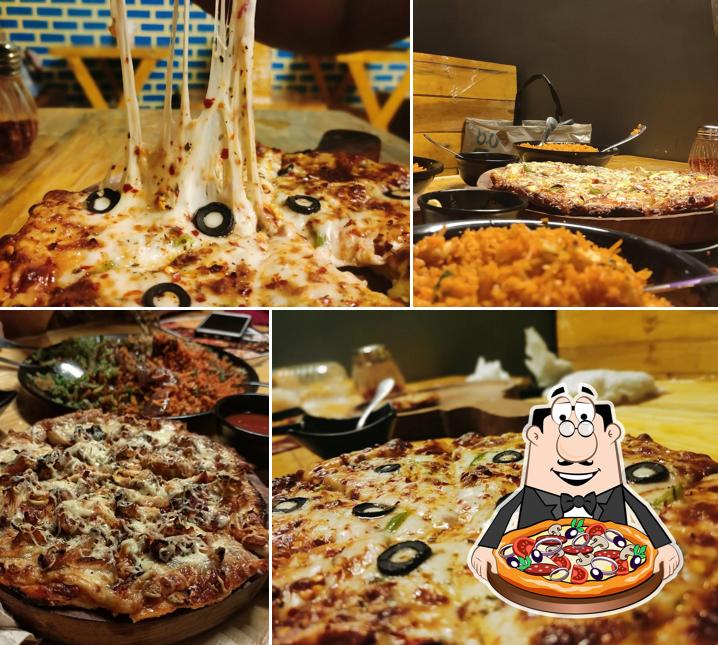Pick pizza at Cafe Delight